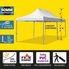 Party Tents Direct 10x20 50mm Speedy Pop Up Instant Canopy Event Tent, Various Colors   